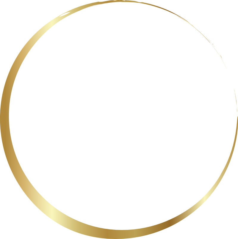 Gold Circle Frame